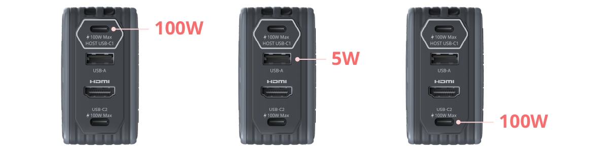 Single-port charging